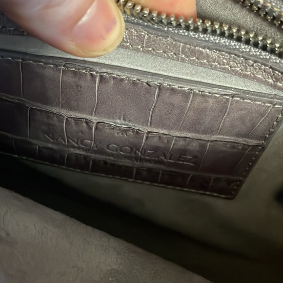 NANCY GONZALEZ Small Crocodile Top-Handle Crossbody Bag - Picture 4 of 16